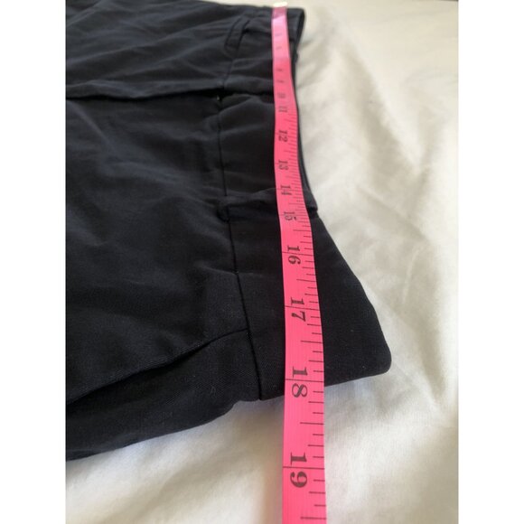 Talbots Petite Black Shorts Women 14P Pockets Cotton Capsule Wardrobe Minimalist - Picture 7 of 9